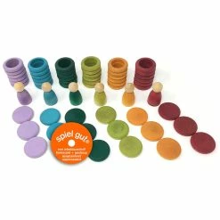 Grapat Nins, Rings & Coins Warm Colours Set 5 Grapat Nins, Rings & Coins Warm Colours Set -Le Toy Van Shop 15 102B 1 800x800 crop center