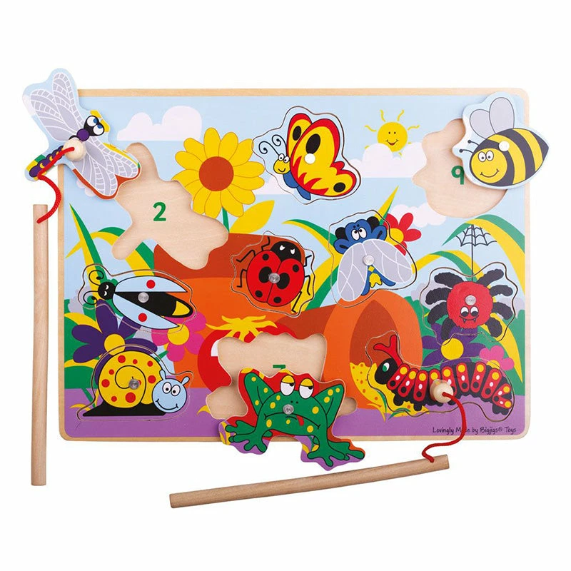 Bigjigs Magnetic Bugs Fun Fishing Game 1 Bigjigs Magnetic Bugs Fun Fishing Game