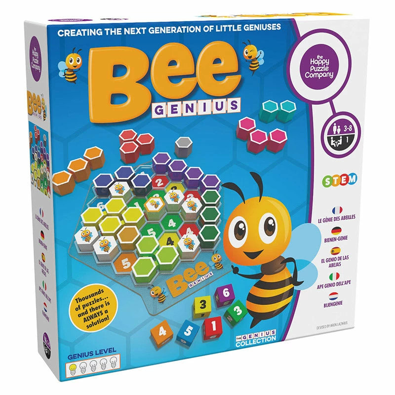 The Happy Puzzle Company Bee Genius Strategic Thinking Game 1 The Happy Puzzle Company Bee Genius Strategic Thinking Game