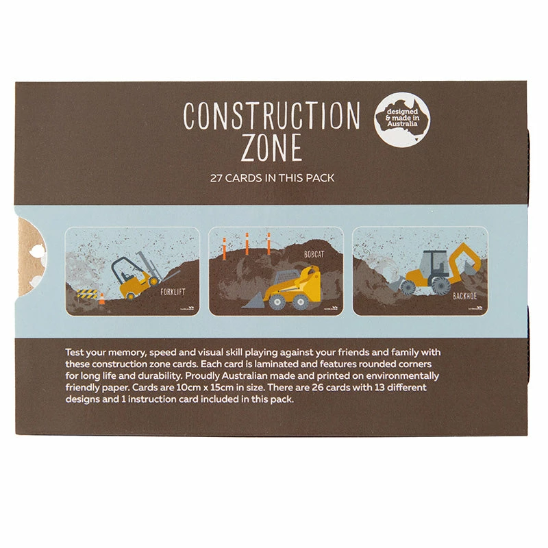 Construction Zone Snap & Memory Cards Two Little Ducklings Construction Zone Snap & Memory Cards -Le Toy Van Shop