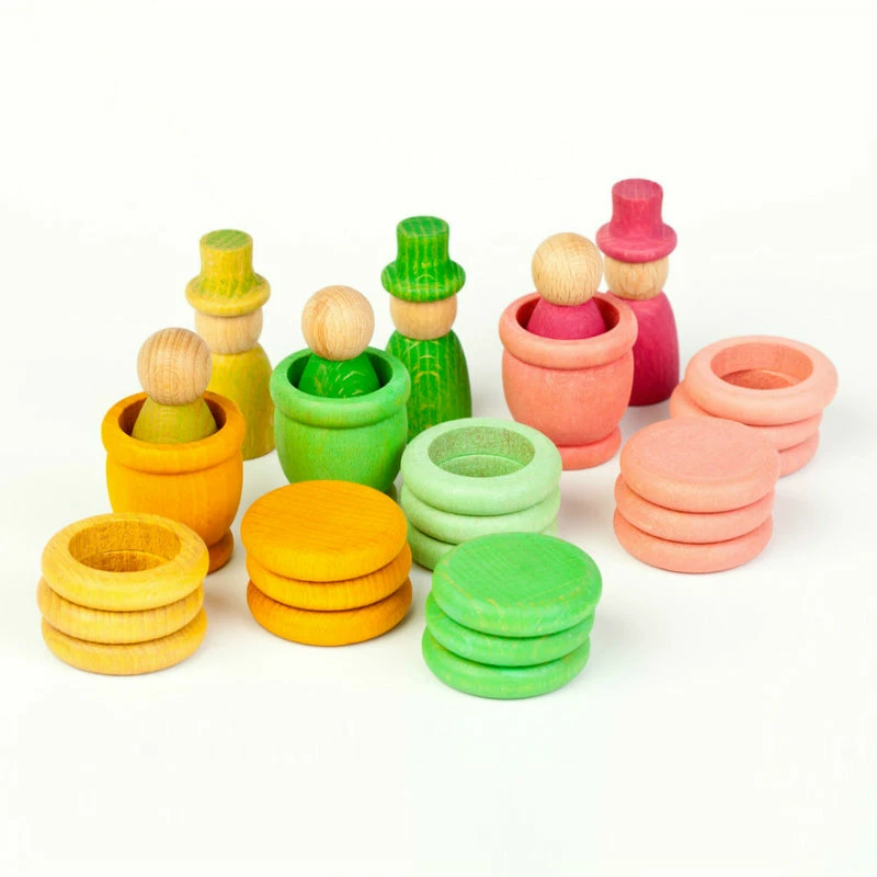 Grapat Nins Spring Peg People Play Set 1 Grapat Nins Spring Peg People Play Set