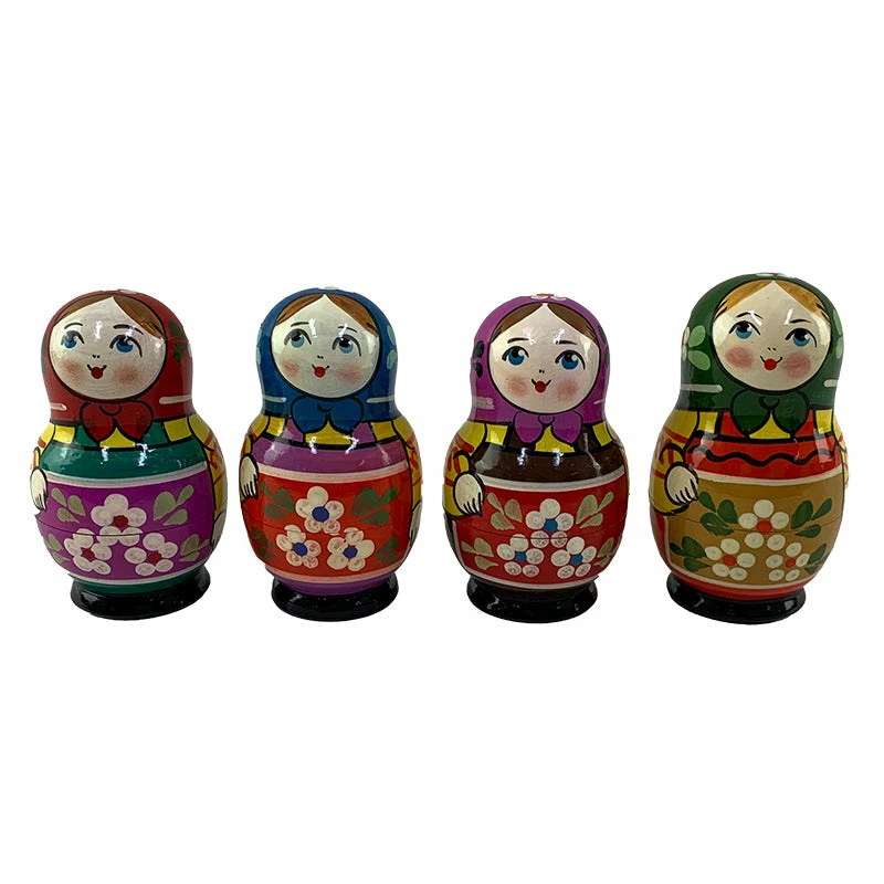 Russian Treasures Village Traditional Babushka Dolls Set 5pc 2 Russian Treasures Village Traditional Babushka Dolls Set 5pc - Image 2