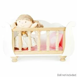 Le Toy Van Honeybake Doll Sleigh Cot 11 Le Toy Van Honeybake Doll Sleigh Cot -Le Toy Van Shop LETV600 10 800x800 crop center