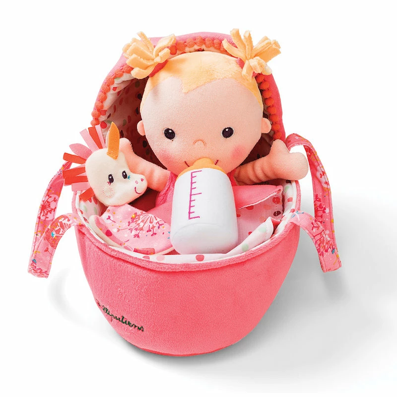 Lilliputiens Baby Louise In Carry Basket 2 Lilliputiens Baby Louise In Carry Basket - Image 2