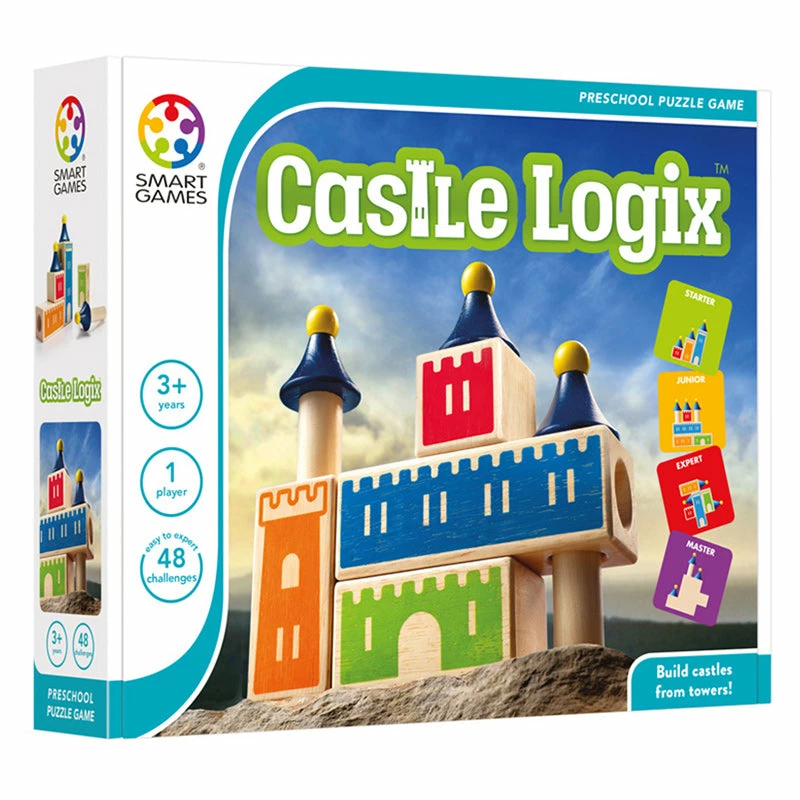 Castle Logix Single Player Challenge Game Smart Games Castle Logix Single Player Challenge Game -Le Toy Van Shop