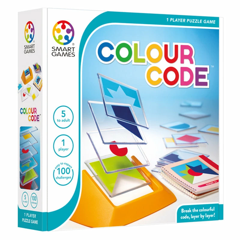 Colour Code Single Player Logic Puzzle Challenge Smart Games Colour Code Single Player Logic Puzzle Challenge -Le Toy Van Shop