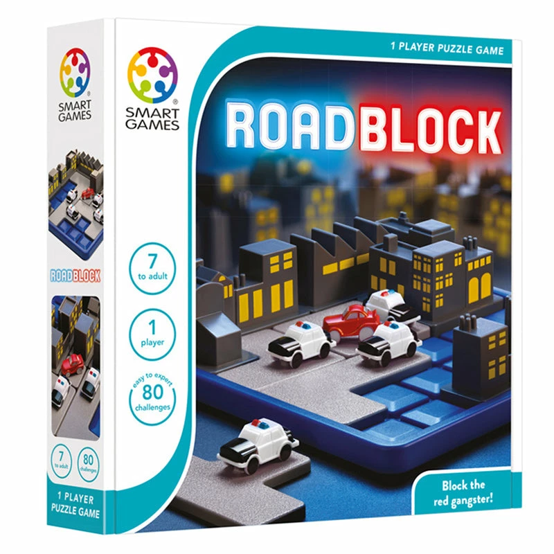 Road Block Single Player Logic Puzzle Challenge Smart Games Road Block Single Player Logic Puzzle Challenge -Le Toy Van Shop