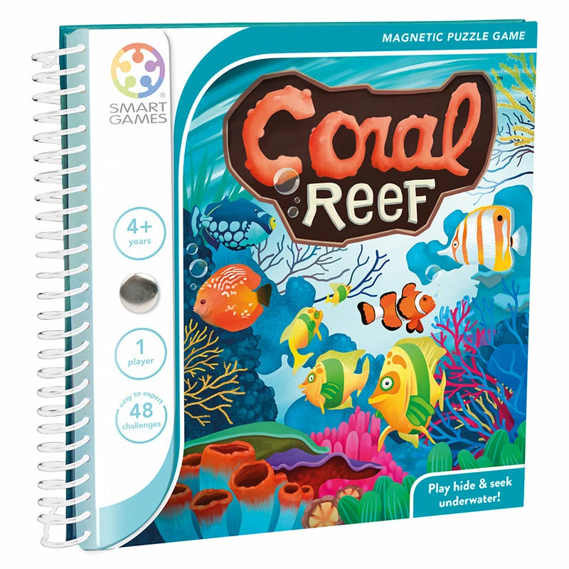 Coral Reef Magnetic Travel Game Smart Games Coral Reef Magnetic Travel Game -Le Toy Van Shop