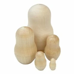 Russian Treasures Babushka Nesting Dolls Blank 8cm Set 5pc -Le Toy Van Shop Medium10cm5set14copy 800x800 crop center