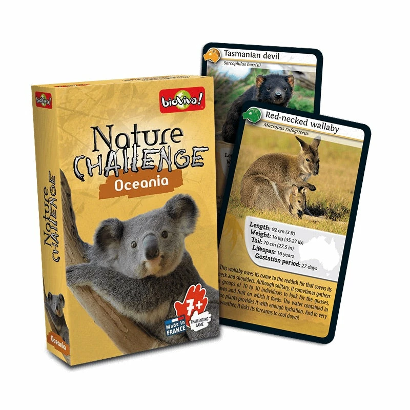 Oceania Nature Challenge Card Game Bioviva Oceania Nature Challenge Card Game -Le Toy Van Shop Nature Challenge