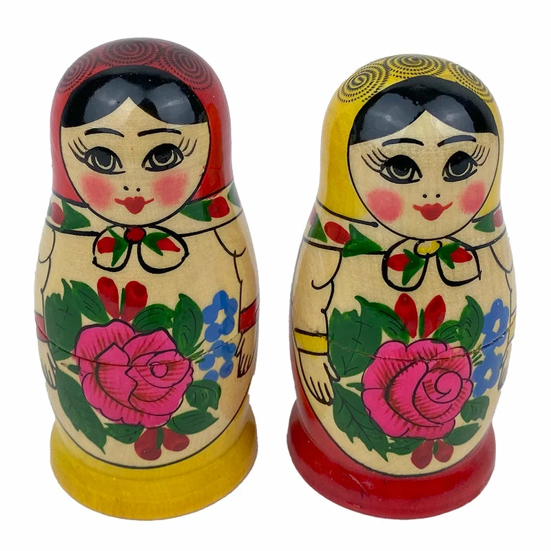 Semenov Traditional Babushka Dolls Set 5pc Russian Treasures Semenov Traditional Babushka Dolls Set 5pc -Le Toy Van Shop