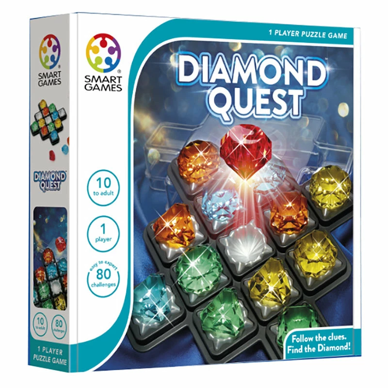 Diamond Quest Single Player Game Smart Games Diamond Quest Single Player Game -Le Toy Van Shop
