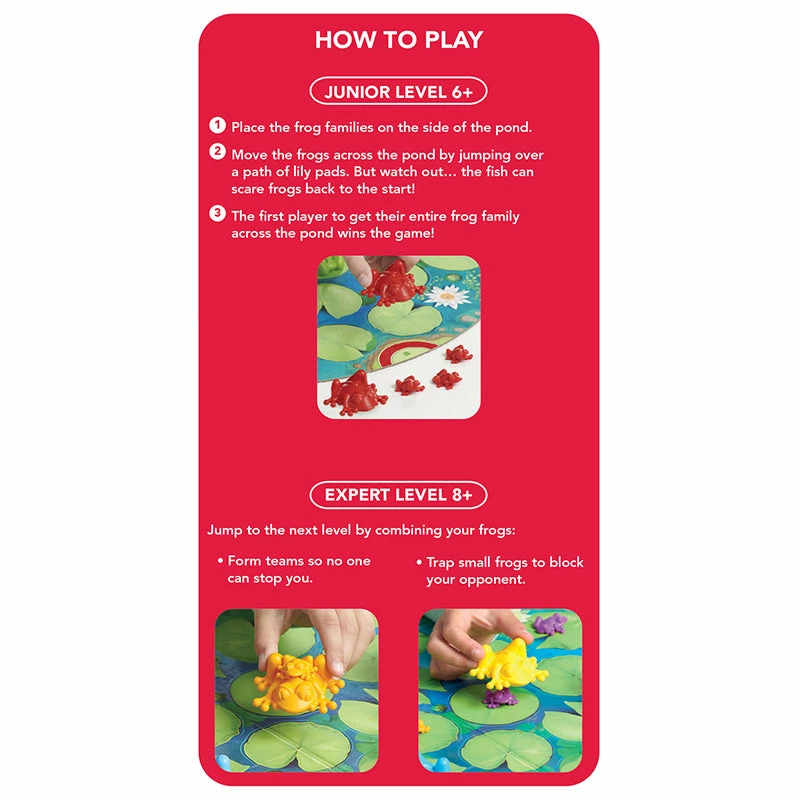 Froggit Multi Level Family Game Smart Games Froggit Multi Level Family Game -Le Toy Van Shop