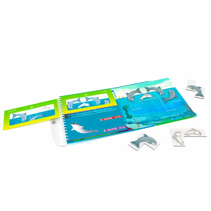 Smart Games Flippin Dolphins Magnetic Travel Game 2 Smart Games Flippin Dolphins Magnetic Travel Game - Image 2