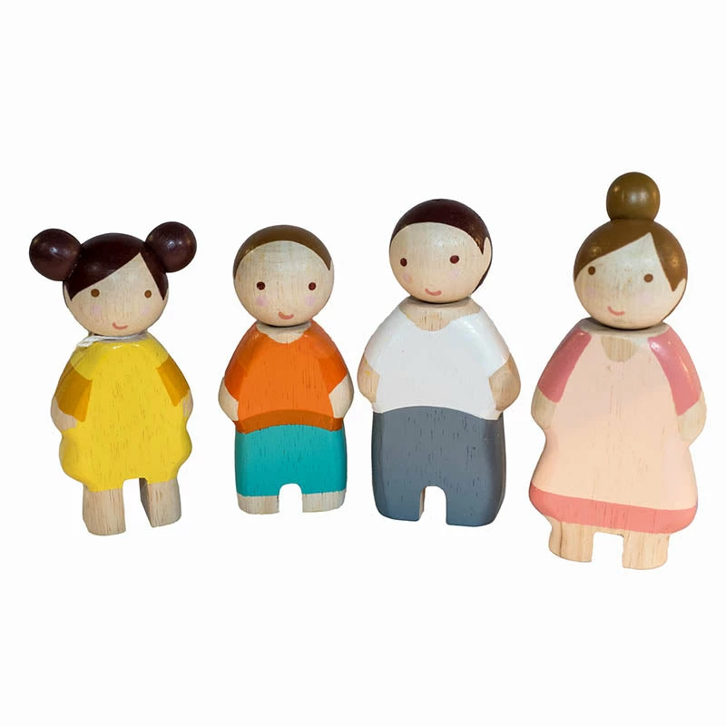 Tender Leaf Toys Wooden Family Of Four 2 Tender Leaf Toys Wooden Family Of Four - Image 2