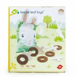 Tender Leaf Toys Tic Tac Toe Game With Bunny Bag -Le Toy Van Shop TEN08411 05 800x800 crop center