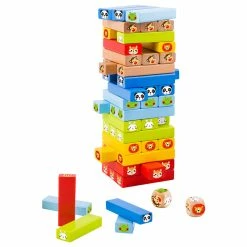 Tooky Toy Stacking Game Animal Jenga