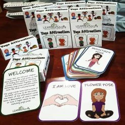 Learn Naturally Yoga Affirmations Card Set -Le Toy Van Shop YogaAffirmationsCards 800x800 crop center