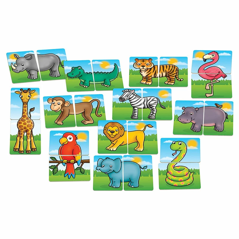 Orchard Toys Jungle Heads & Tails Matching Game 2 Orchard Toys Jungle Heads & Tails Matching Game - Image 2