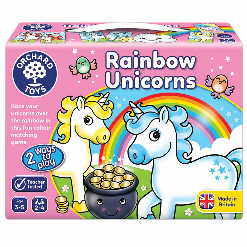 Orchard Toys Rainbow Unicorns Matching Game 1 Orchard Toys Rainbow Unicorns Matching Game